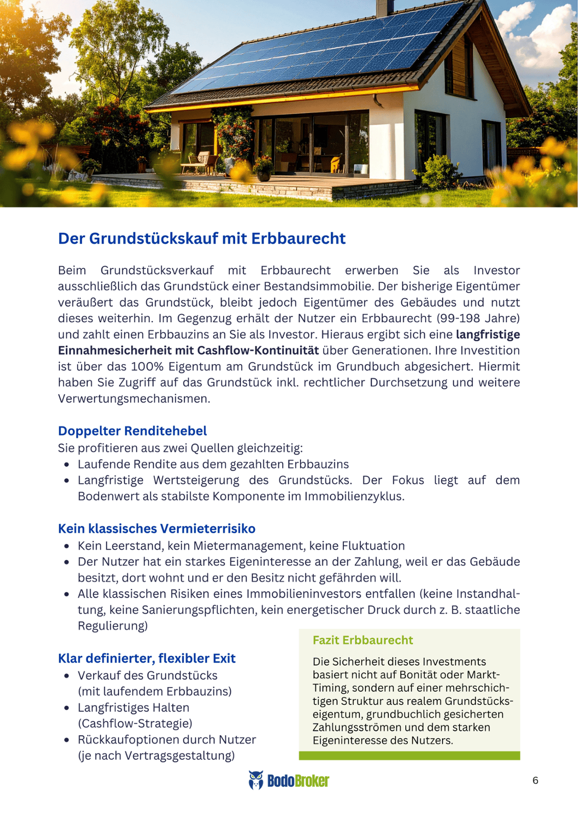 Grundstueckskauf mit Erbbaurecht